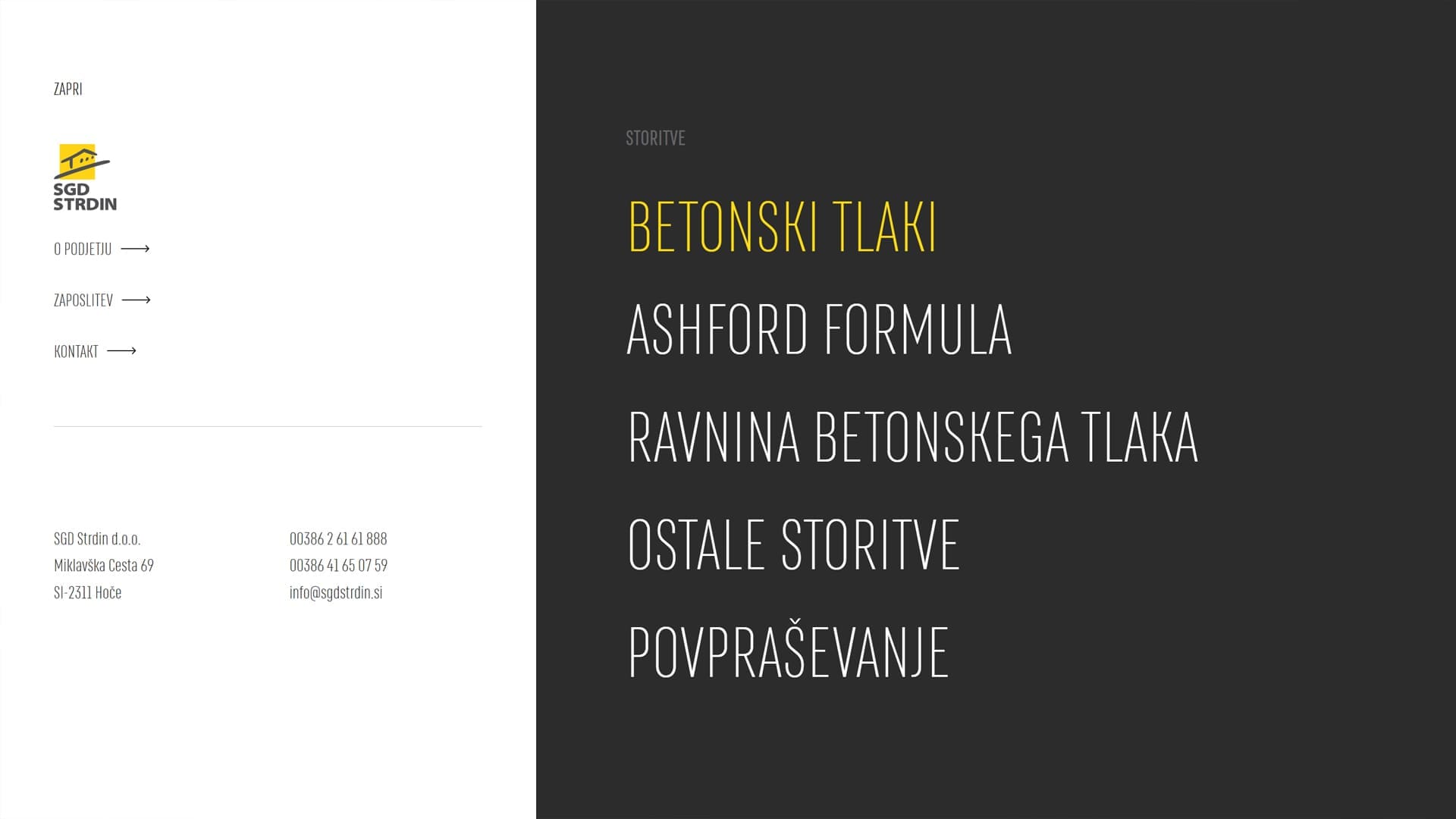 SGD Strdin predstavitev tipografije in grafične podobe